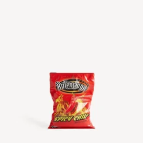 Chips-veske i rødt