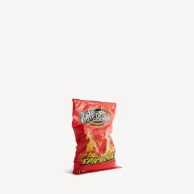 Chips-veske i rødt