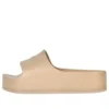 Chunky Slide-sandaler «Beige Rubber» 654315W1S899230