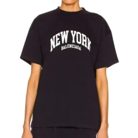 Cities New York T-skjorte, medium passform «Dark Blue» 612965TLVM23967