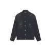 Cities Paris oversized Denim Jakke «Washed Black White» 690198TBP479034