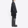 Cities Paris oversized Denim Jakke «Washed Black White» 690198TBP479034