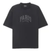 Cities Paris T-skjorte, medium passform «Nero» 612966TLVL71069