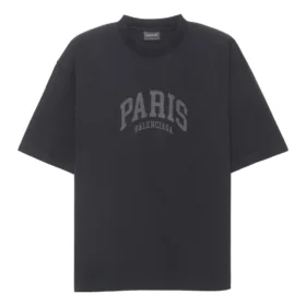 Cities Paris T-skjorte, medium passform «Nero» 612966TLVL71069