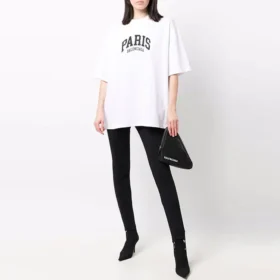 Cities Paris T-skjorte, medium passform «White» 612966TLVL79040