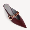 City-mule for kvinner i merlot
