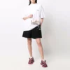 City Paris bomulls-sweatshorts «Black White» 676137TLVL81070