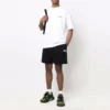 City Paris bomulls-sweatshorts «Black White» 676137TLVL81070