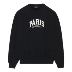 City Paris-genser med rund hals «Black White» 676629TLVL81070
