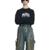 City Paris-genser med rund hals «Black White» 676629TLVL81070
