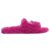 City Paris pelskledde sandaler «Pink» 654261W2DO25301