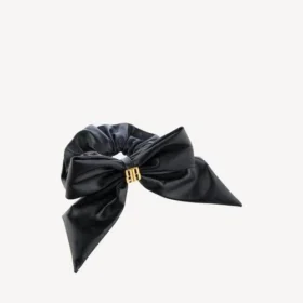 Clemence XL-scrunchie for kvinner i svart/gull