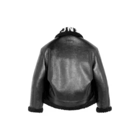 Cocoon skinnjakke i aviator-stil «Black» 646456TKS311069
