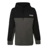 Cola Label Splicing sportsjakke med hette «Black» 621069T31754088