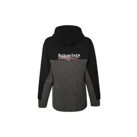 Cola Label Splicing sportsjakke med hette «Black» 621069T31754088