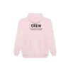 Crew-genser med alfabet-trykk, rosa 578135TIV751900