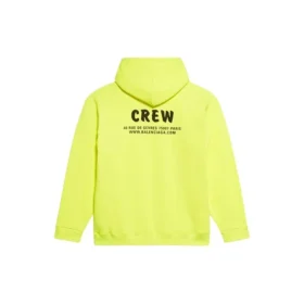 Crew-genser med bokstavtrykk, herre, gul 600583TIV757072
