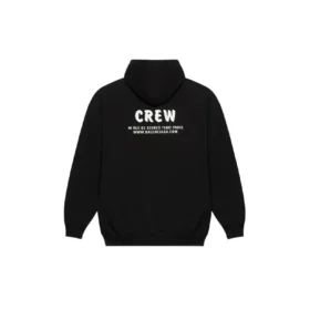Crew med trykk, svart 578135TIV751070