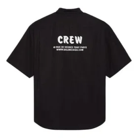 Crew-T-skjorte med korte ermer «Black» 622251TIM391000
