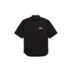 Crew-T-skjorte med korte ermer «Black» 622251TIM391000