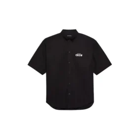 Crew-T-skjorte med korte ermer «Black» 622251TIM391000