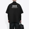 Crew-T-skjorte med korte ermer «Black» 622251TIM391000
