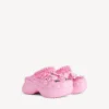Crocs™-mule for kvinner med Jibbitz™ i lysrosa