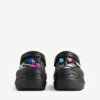Crocs™-mule for kvinner med Jibbitz™ i svart