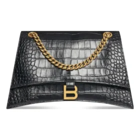 Crush Crocodile Medium Chain Bag «Black» 716393210IX1000