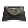 Crush Crocodile Medium Chain Bag «Black» 716393210IX1000