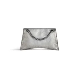 Crush liten kjedeveske med «Dirty Effect» «Silver» 7819202AA6X8110