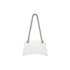 Crush liten kjedeveske, vattert «Optic White» 716351210J09001