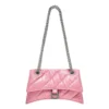 Crush liten kjedeveske, vattert «Pink» 716351210J05812