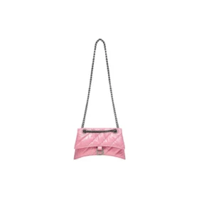 Crush liten kjedeveske, vattert «Pink» 716351210J05812