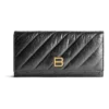 Crush lommebok med kjede, vattert «Black» 781723210J11000