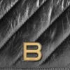Crush lommebok med kjede, vattert «Black» 781723210J11000