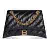 Crush medium kjedeveske, vattert «Black» 716393210J11000