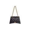 Crush medium kjedeveske, vattert «Black» 716393210J11000