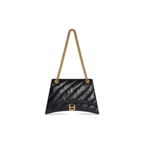 Crush medium kjedeveske, vattert «Black» 716393210J11000