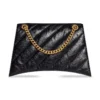 Crush medium kjedeveske, vattert «Black» 716393210J11000