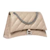 Crush medium kjedeveske, vattert «Light Brown» 716393210J02906