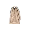 Crush medium kjedeveske, vattert «Light Brown» 716393210J02906