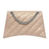 Crush medium kjedeveske, vattert «Light Brown» 716393210J02906