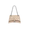 Crush medium kjedeveske, vattert «Light Brown» 716393210J02906