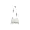 Crush medium kjedeveske, vattert «Optic White» 716393210J09001