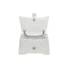 Crush medium kjedeveske, vattert «Optic White» 716393210J09001