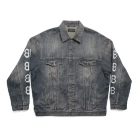 Crypto Large Fit-jakke «Light Blue» 750983TNW654036