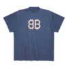 Crypto Oversized T-skjorte «Blue» 739028TOVU64108