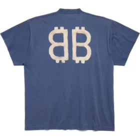 Crypto Oversized T-skjorte «Blue» 739028TOVU64108