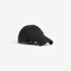 Cursive-cap for menn i vasket svart